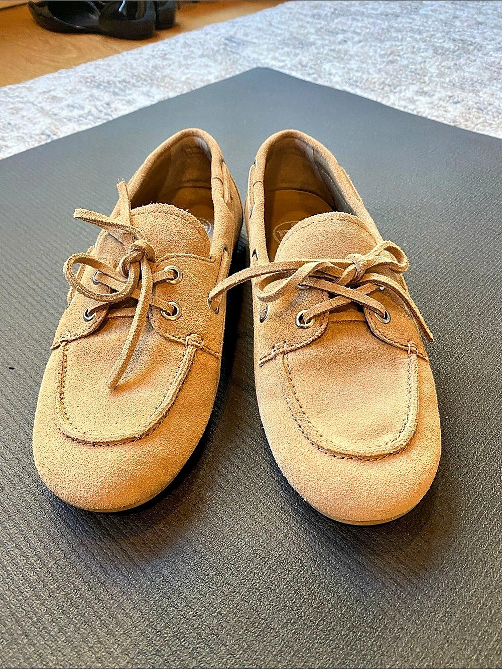 Brown Suede Moccasins Size 6.5